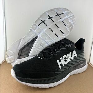 Hoka One One Womens Mach 5 1127894 BCSTL Black Running Shoes Sneaker Size 11B